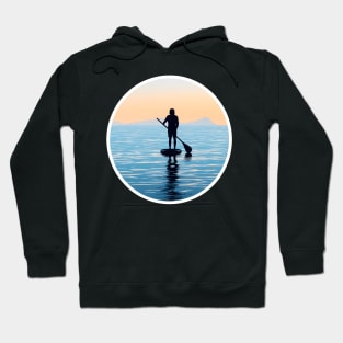 Tranquil Dawn Paddleboarding Experience Hoodie